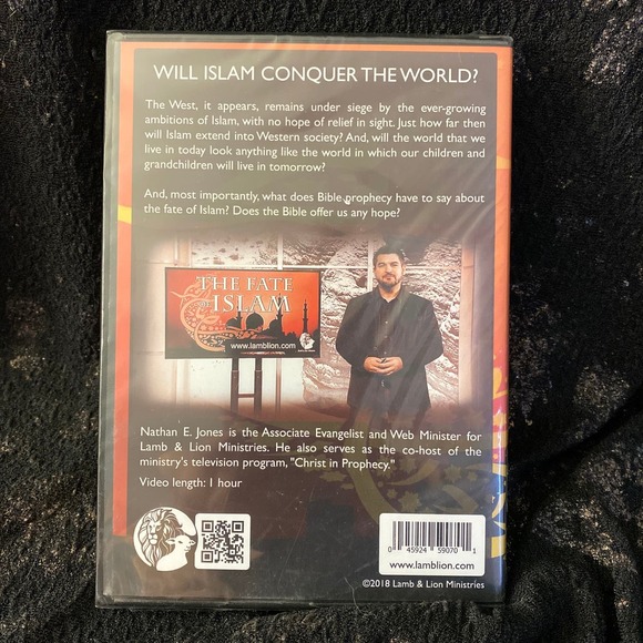 The Fate of Islam DVD Presented by Nathan E. Jones Lamb and Lion Ministries 2018 - Picture 2 of 2